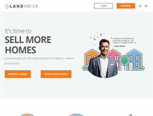Tablet Screenshot of landvoice.com